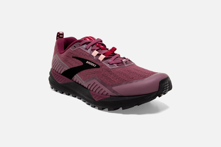 Brooks Cascadia 15 Trail Loopschoenen Dames - Bordeaux - 076518BKZ